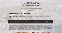 Desktop Screenshot of hillcountrywoodworks.com